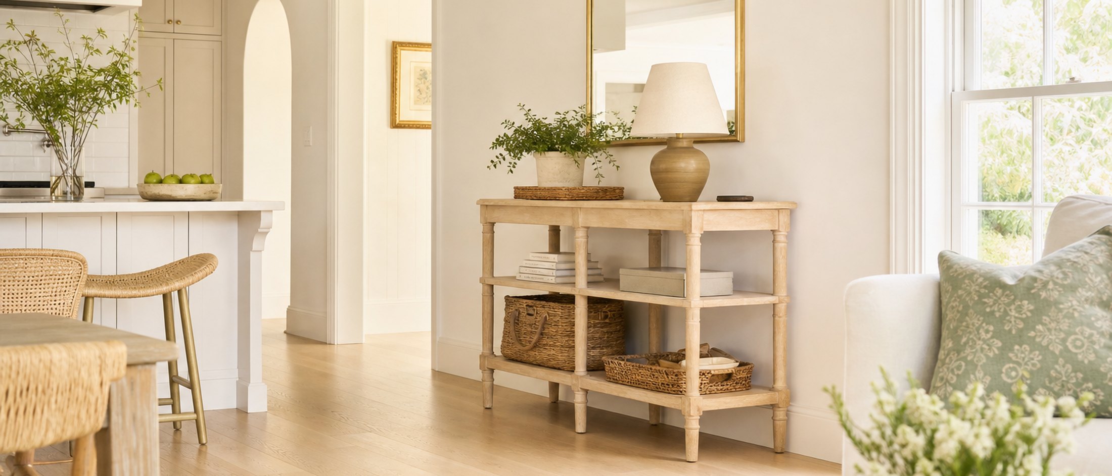 An organized home interior in Belle Meade, Tennessee
