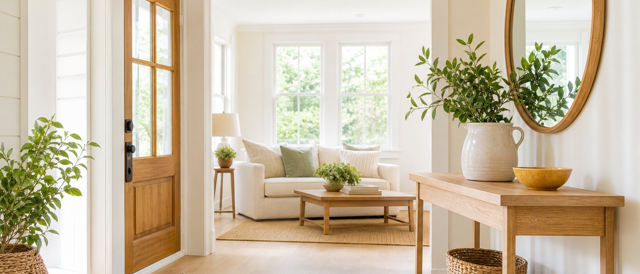 An organized home interior in Franklin, Tennessee