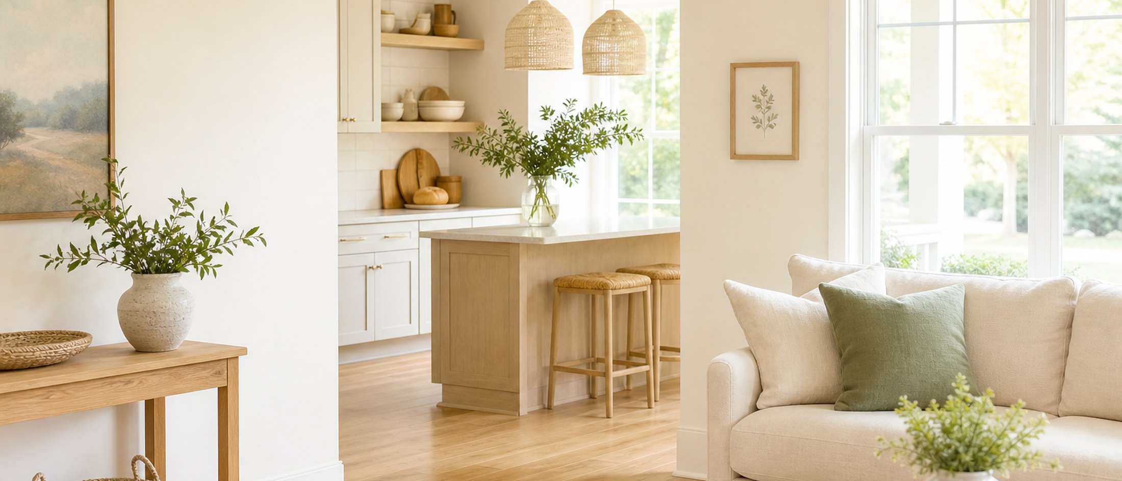 An organized home interior in Mount Juliet, Tennessee